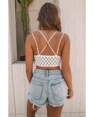 White Crush On You Lace Bralette